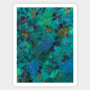 Turquoise Silk Sticker